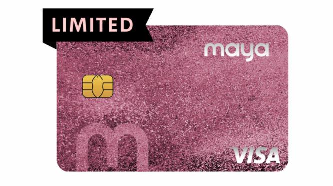 Pink Glitter Edition Maya Card