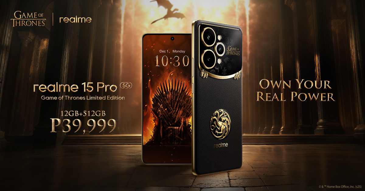 realme 15 Pro Game of Thrones Limited Edition