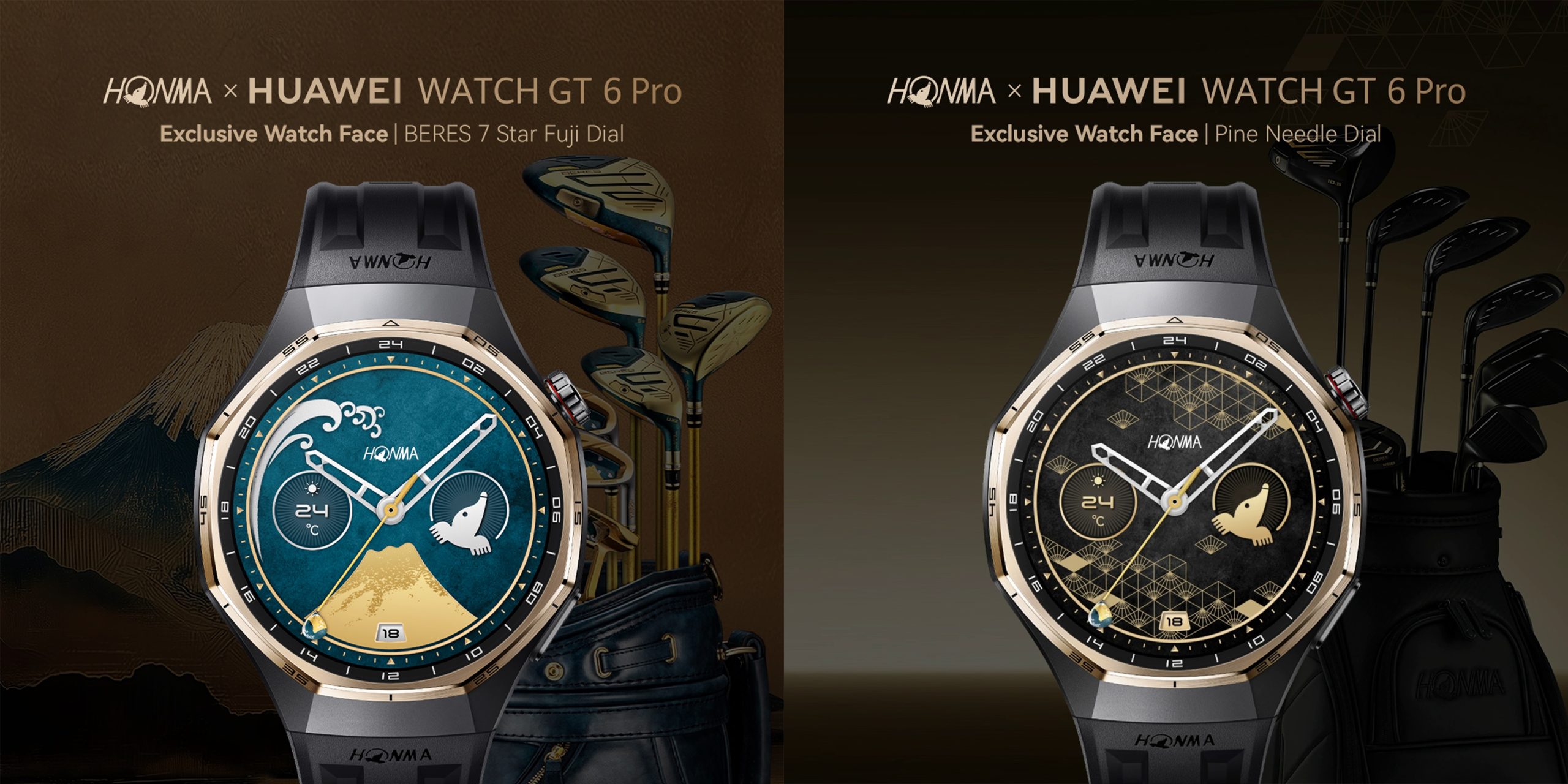 HONMA x HUAWEI WATCH GT 6 Pro