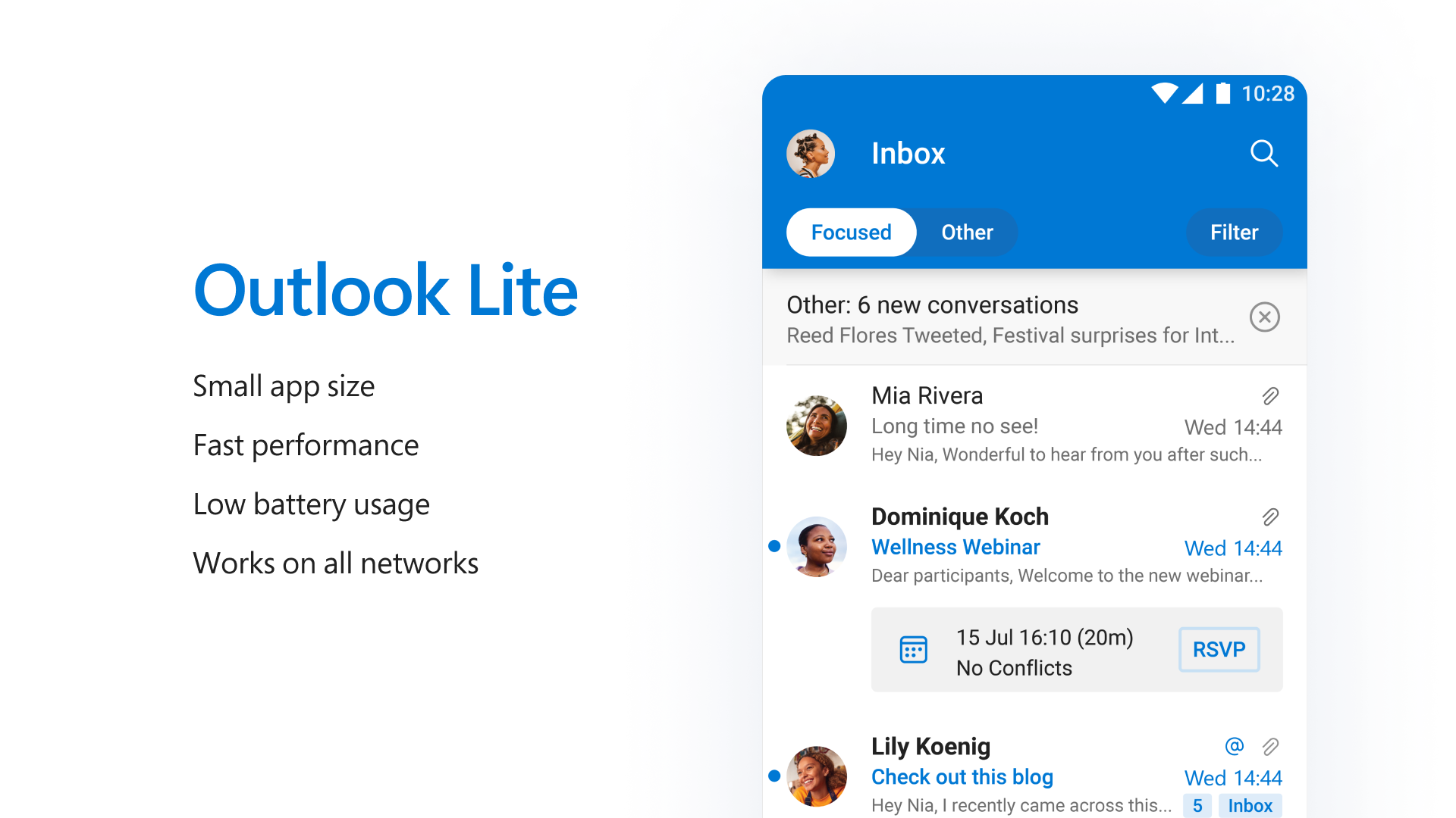 Outlook Lite App