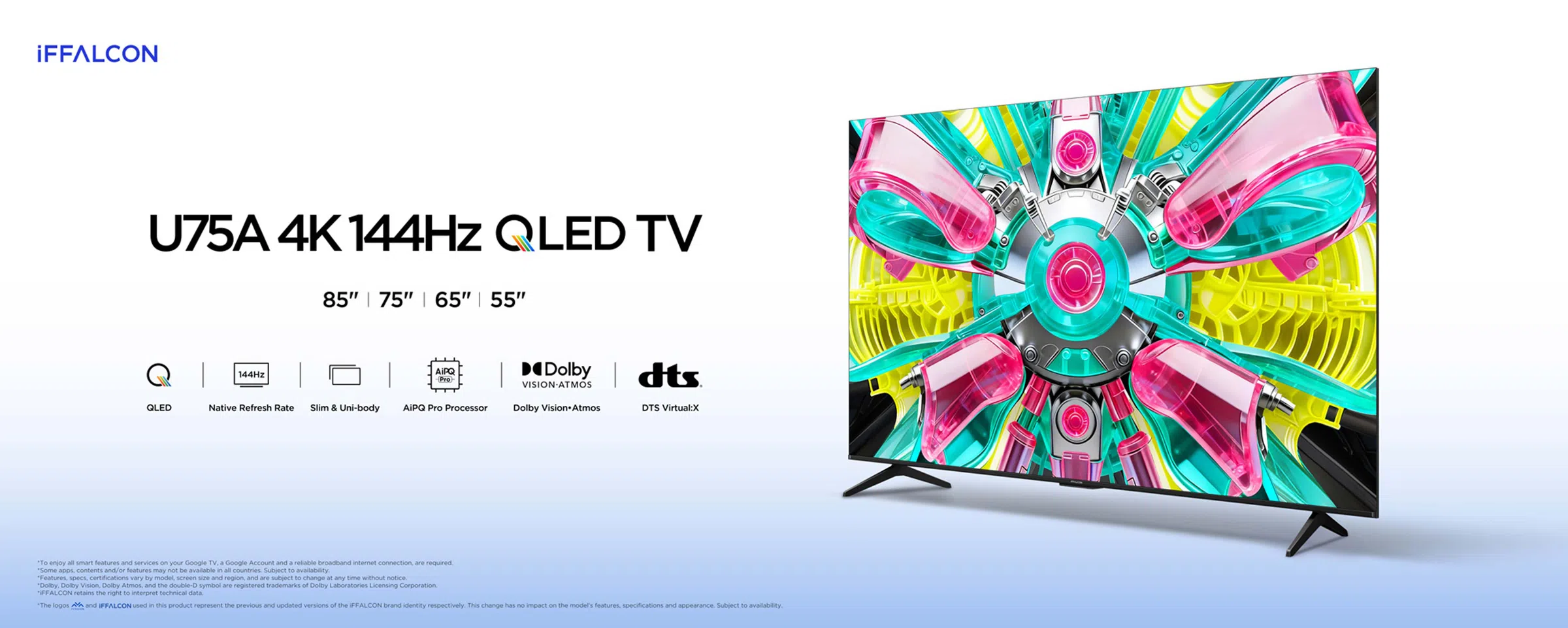 iFFALCON U75A QLED Google TV